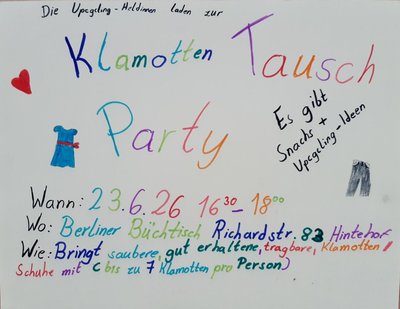 Upcycling_Kleidertauschparty_Poster_2