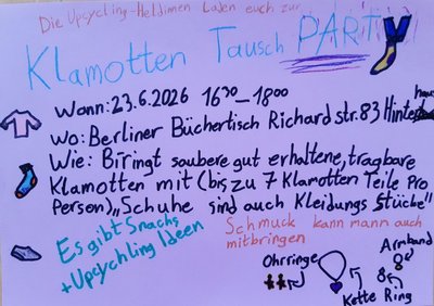 Upcycling_Kleidertauschparty_Poster_1